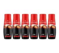 SodaStream Concentrés Cola – Lot de 6, 440 ml – Préparez jusqu'à 9 L en quelques secondes