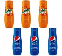 Lot de 6 concentrés SodaStream 3x (Pepsi+Mirinda)