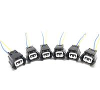 Lot de 6 connecteurs de Faisceau d'injecteurs de Carburant de Remplacement pour Nissan Frontier 3.3L 2002-2004 et Nissan Xterra 2.4L 3.3L 2002-2004 16600-38Y10 16600-5S700 16600-5S701