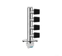 Lot de 6 connecteurs de vidange de sol efficaces pour machine à laver avec caractéristiques d'étanchéité robustes