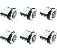 Lot De 6 Connecteurs Magnétiques À 5 Broches - Adaptateur Magnétique De Type C Pour Câble De Charge Magnétique Rotatif À 360° - Adaptateur De Câble De Téléphone Magnétique Puissant - Connect[Z796]