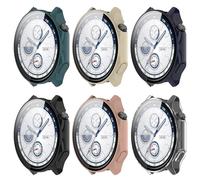 Lot de 6 coques de protection compatibles avec OnePlus Watch 2 - Avec film de protection d'écran anti-rayures - Protection PC rigide pour montre connectée Oppo Watch X