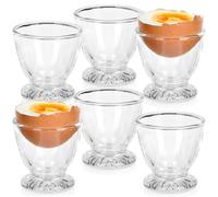 Lot de 6 coquetiers en verre