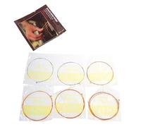 Lot de 6 cordes acoustiques en acier inoxydable pour guitare folk 6 cordes classiques puissantes et folkloriques