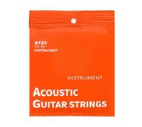 Lot de 6 cordes de guitare acoustique à 6 cordes pour débutants interprètes 11-52