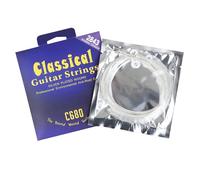 Lot de 6 cordes de guitare classique en nylon .028-.043 - Accessoires de rechange faciles à utiliser - Antirouille