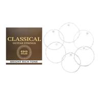Lot de 6 cordes en nylon pour guitare acoustique classique .028-.043