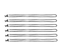 Lot de 6 cordons de lunettes en silicone unisexe avec sangle de sécurité anti-chute pour le sport, la lecture, le soleil, sangle colorée