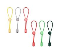 Lot de 6 cordons flexibles réglables pour outils de poterie - Corde de rangement élastique facile à utiliser