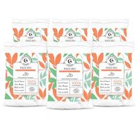 Lot de 6 Coton Pads Certifiés BIO - 6 x 180 Rectangles de Coton - Haute Absorption - Format Économique