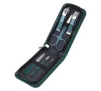 Lot de 6 coupe-ongles portable en acier inoxydable pour soins du visage, cuticules et ongles pour homme et femme