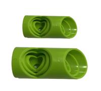 Lot de 6 coupe-tuyaux en ABS durable pour tubes en caoutchouc et polyéthylène, coupe-tubes en mousse avec marqueurs de profondeur 15 mm/22 mm/28 mm/40 mm/46 mm/53 mm