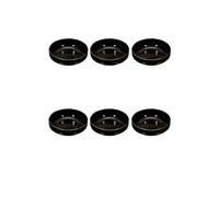 Paris Prix - Lot De 6 Coupelles Design gancia 30cl Noir Noir G