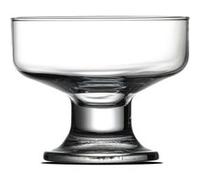 Lot de 6 Coupes à glace avec pieds, verres à dessert fruit- 25.5 cl. -JUANIO- G