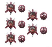 Lot de 6 coupleurs de connecteur de base de bouilloire électrique avec pièces assorties supérieures et inférieures conçues pour un chauffage rapide et un contrôle du thermostat