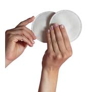 Lot de 6 coussinets allaitement lavables en coton blanc
