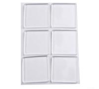 Lot de 6 coussinets anti-vibrations en silicone pour machine à laver, cafetière, mixeur et appareils de comptoir