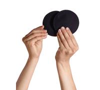 CARRIWELL - Coussinets d'allaitement Coton doux lavables 3 paires - Noir