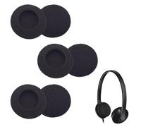Lot de 6 coussinets de rechange en mousse pour casque USB EPOS PC 8 avec microphone, compatible avec casque de chat PC 2/3/5