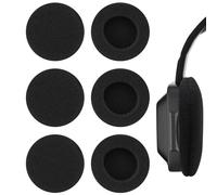 Lot de 6 coussinets de rechange en mousse pour écouteurs - 55 mm - Noirs - Pour différents casques