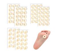 Lot de 6 coussinets en latex doux anti-abrasion pour cors, 3 formes, pour éviter les frottements sur la plante des pieds ou les pointes des pieds, ovales corns