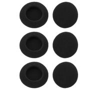 Lot de 6 Coussinets en Mousse Souple pour écouteurs Koss Porta Pro PP PX100, Sony, Sennheiser, Philips, AKG - Noir, Compatible avec Divers Modèles de Casques
