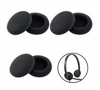 Lot de 6 Coussinets pour écouteurs, Housses en Mousse de Remplacement pour la Plupart des Casques de Bureau Standard