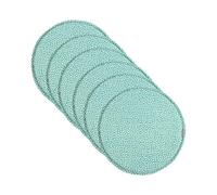 Lot de 6 coussins de chaise ronds avec fermeture à boucle, lot de 1/2/4/6 coussins antidérapants pour chaises de cuisine et de salle à manger, coussins de siège pour tabourets de bar, de bistrot et de