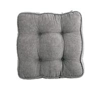 Lot de 6 coussins de fauteuil carrés très épais - 40 x 40 cm - Confortables pour chaises de salle à manger, bureau, jardin, personnes âgées après une chirurgie et une grossesse - Gris