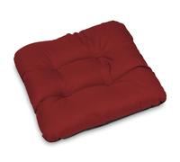 Lot de 6 coussins pour chaise, banc de jardin et canapé - Rouge foncé - SuperKissen24