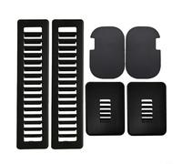 Lot de 6 couvercles d'accès en plastique pour feux arrière pour Ford Transit Custom 2012-2023, remplacement direct pour haut milieu bas, noir