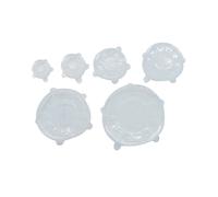 Lot de 6 couvercles de conservation en silicone étirable de 6 à 20 cm Basic Fackelmann