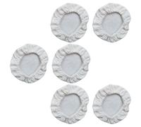 Lot de 6 couvercles de pots de levain élastiques et respirants en coton pour panier à pâte, outil de fermentation de cuisine, couverture de panier de pâte
