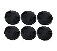 Lot de 6 couvercles d'objectif d'appareil Photo - Accessoires de pour Appareil Photo Reflex - Capuchons de - Bouton en Plastique