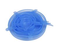 Lot de 6 couvercles en Silicone Extensibles, Film Enroulable de 7 à 20 cm