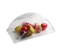 Lot de 6 couvercles transparents en forme de dôme pour plats de boulangerie - Anti-poussière - Avec aérations - Idéal pour les desserts et les événements de restauration