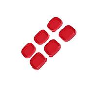 Couvercles pour Yaourtière - SEB - Lot de 6 - Rouge