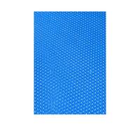 Lot de 6 couvertures solaires rectangulaires très résistantes pour piscine creusée hors sol rectangulaire - 1,8 x 3,7 m - Bleu clair - 260 x 170 cm
