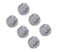 Lot de 6 couvre-bols extensibles pratiques en coton bio pour bols de petite et moyenne taille