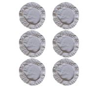 Lot de 6 couvre-bols réutilisables en coton bio multi-usages adaptés aux consommateurs
