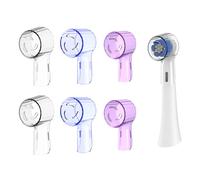 Lot de 6 couvre-têtes de brosse à dents Oral-B iO Series iO5, iO7, iO8, iO9, EB17, PRO 3, P4000 - Bouchons de protection anti-poussière pour voyage et usage domestique, coloré, Moderne