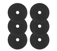 Lot de 6 couvre-trous de pêche sur glace, 30,5 cm, tapis isolants en EVA avec trou central, accessoires de prévention du gel coupe-vent pour équipement de pêche d'hiver