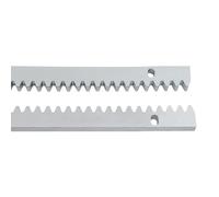 Lot de 6 crémaillères pour portail coulissant - Longueur totale de 6 m - Module 4 - En acier galvanisé - Compatible avec les portails coulissants courants - Pour villas, usines et longs portails