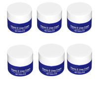 Lot de 6 crèmes à l'urée à la vitamine E, crème à l'urée pour les pieds, l'arbre à thé et l'aloès pour l'humidité en profondeur et l'élimination des callosités, talons pour les mains et les talons