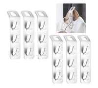 Lot de 6 crochets de connexion pour cintres empilables - Organisateur de vêtements - Accessoires de cintre peu encombrants