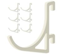 Lot de 6 crochets pour panneau perforé Ikea Skadis - Modèle rond, 60mm - Support mural, plaque pour outils et accessoires