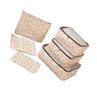Lot de 6 cubes d'emballage multi-usages avec sac à chaussures, sac de toilette pour trier facilement les bagages