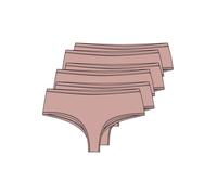 Lot de 6 culottes brésiliennes DUO Pompadour 38-48 En quatre couleurs