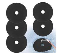 Lot de 6 de pêche sur Glace - Protections de Trous en EVA de 30 cm, Protection réutilisable | Outils de Sport par Temps Froid, Fournitures d'abri, Accessoires d'étang, kit de pêche en Plein