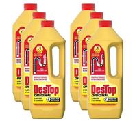 Lot de 6 Déboucheurs Liquide ORIGINAL 4 doses par Flacon de 950ml